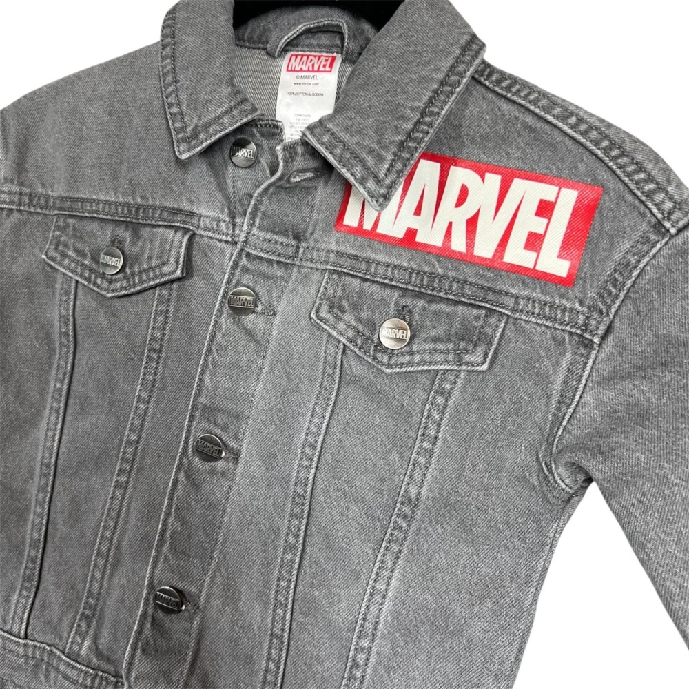 Marvel Jean Jacket Kids 4T‎ Gray